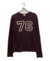 DRIES VAN NOTEN（ドリスヴァンノッテン）の古着「７分丈サーマルカットソー」｜ボルドー