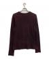 DRIES VAN NOTEN (ドリスヴァンノッテン) ７分丈サーマルカットソー ボルドー サイズ:SIZE L：9000円