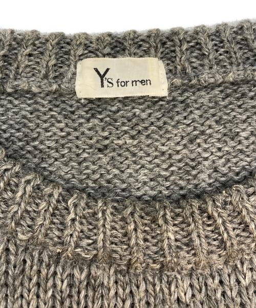 Y's for men（ワイズフォーメン）Y'S for men (ワイズフォーメン) リネンウールニット グレー サイズ:SIZE Freeの古着・服飾アイテム
