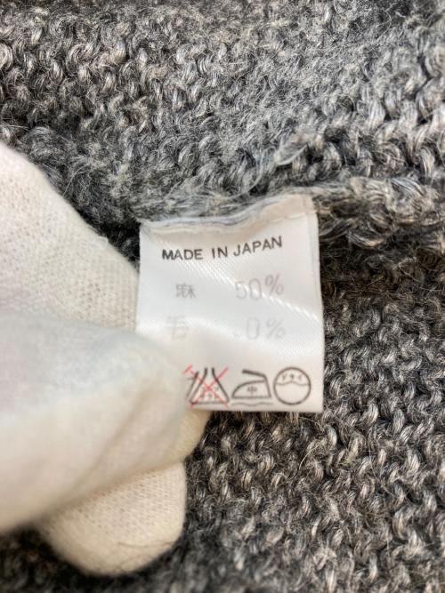 Y's for men（ワイズフォーメン）Y'S for men (ワイズフォーメン) リネンウールニット グレー サイズ:SIZE Freeの古着・服飾アイテム