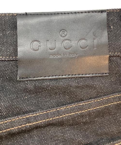 GUCCI（グッチ）GUCCI (グッチ) シェリーカラーセルビッチデニム ブラック サイズ:SIZE 46の古着・服飾アイテム