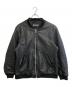 Schott（ショット）の古着「LEATHER BOWERY JACKET」｜ブラック