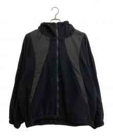 MUZE（ミューズ）の古着「HOODED FLEECE BLOUSON」｜ブラック