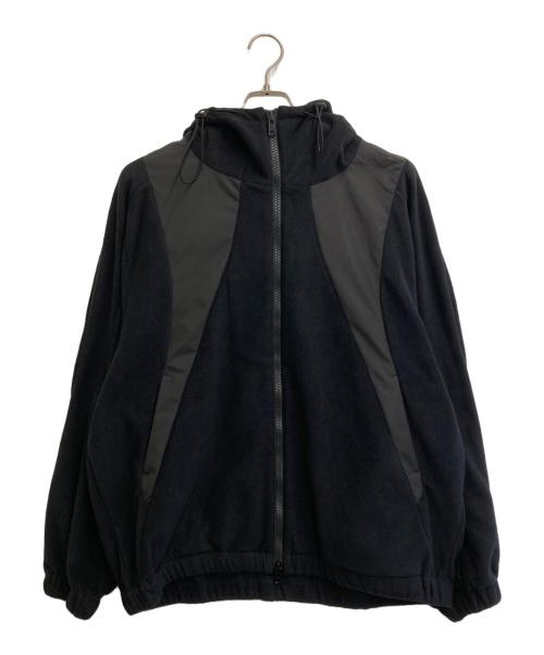 MUZE（ミューズ）MUZE (ミューズ) HOODED FLEECE BLOUSON ブラック サイズ:SIZE 1の古着・服飾アイテム