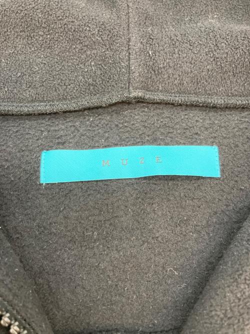 MUZE（ミューズ）MUZE (ミューズ) HOODED FLEECE BLOUSON ブラック サイズ:SIZE 1の古着・服飾アイテム