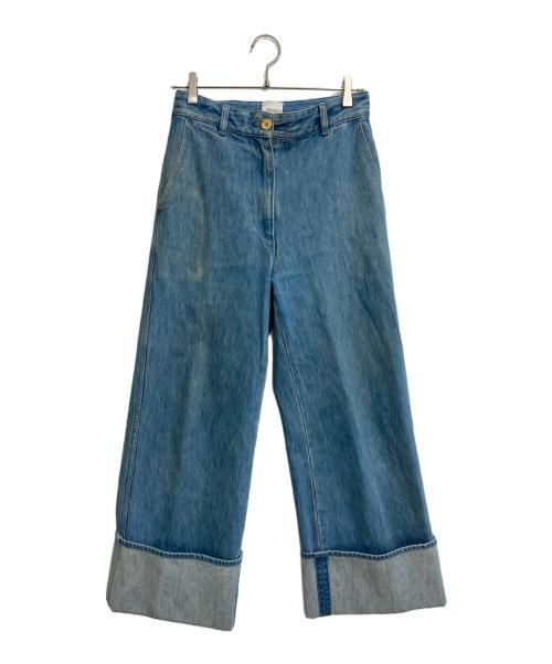 patou（パトゥ）Patou (パトゥ) アイコニックデニムパンツ スカイブルー サイズ:SIZE 34の古着・服飾アイテム
