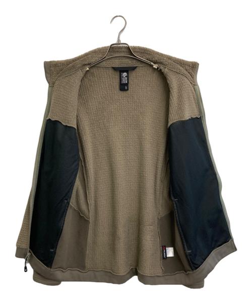 MOUNTAIN HARD WEAR（マウンテンハードウェア）MOUNTAIN HARD WEAR (マウンテンハードウェア) ポーラテック ハイロフト グリッドジャケット ブラウン サイズ:SIZE Lの古着・服飾アイテム