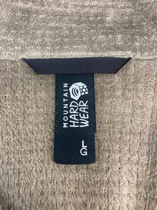 MOUNTAIN HARD WEAR（マウンテンハードウェア）MOUNTAIN HARD WEAR (マウンテンハードウェア) ポーラテック ハイロフト グリッドジャケット ブラウン サイズ:SIZE Lの古着・服飾アイテム