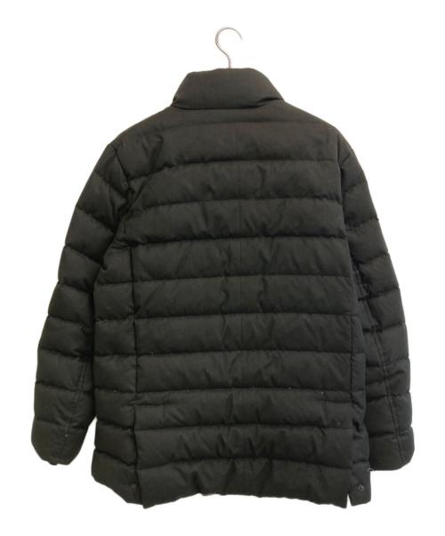 COLE HAAN（コールハーン）COLE HAAN (コールハーン) キルテッド フランネル ダウン トッパー ブラック サイズ:SIZE Mの古着・服飾アイテム