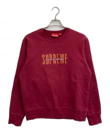 SUPREME（シュプリーム）の古着「18AW World Famous Crewneck Sweatshirt」｜ワインレッド