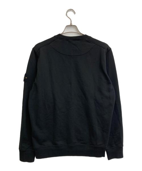 STONE ISLAND（ストーンアイランド）STONE ISLAND (ストーンアイランド) ORGANIC COTTON スウェット ブラック サイズ:SIZE Lの古着・服飾アイテム