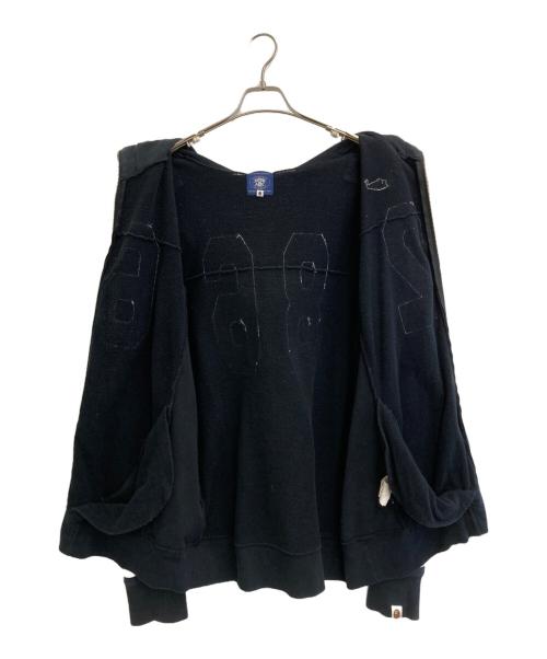 A BATHING APE（アベイシングエイプ）A BATHING APE (アベイシングエイプ) ジップパーカー ブラック サイズ:SIZE XLの古着・服飾アイテム