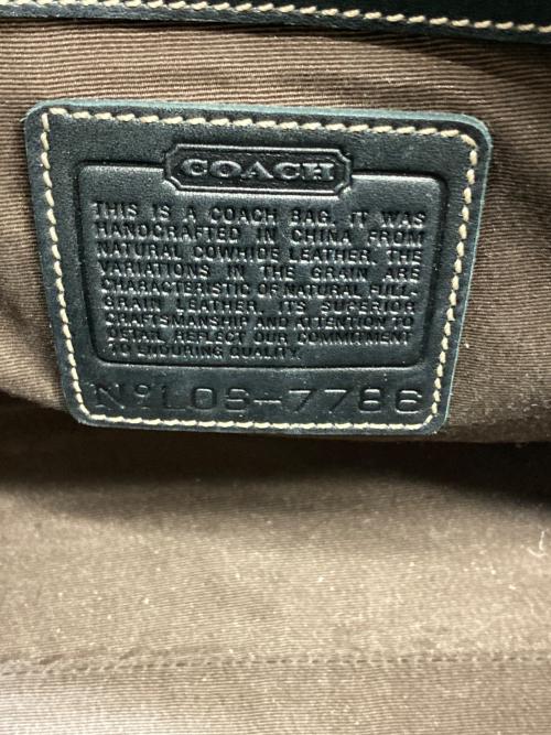COACH（コーチ）COACH (コーチ) ショルダーバッグ ブラックの古着・服飾アイテム