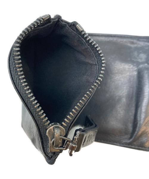 Martin Margiela11（マルタンマルジェラ11）Martin Margiela11 (マルタンマルジェラ11) flip flap wallet ブラックの古着・服飾アイテム