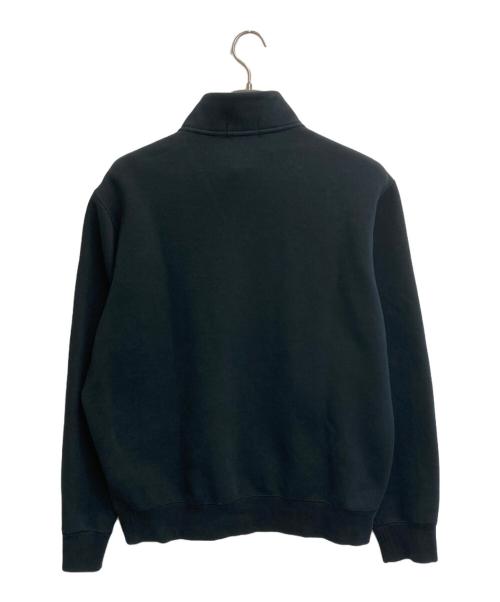 POLO RALPH LAUREN（ポロ・ラルフローレン）POLO RALPH LAUREN (ポロ・ラルフローレン) ハーフジップスウェット ブラック サイズ:SIZE Lの古着・服飾アイテム