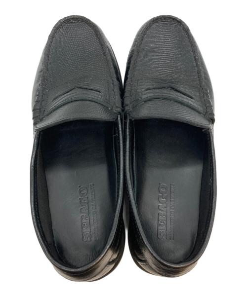 SEBAGO（セバゴ）SEBAGO (セバゴ) Engineered Garments (エンジニアド ガーメンツ) EXOTIC LOAFER EG ブラック サイズ:SIZE US9の古着・服飾アイテム