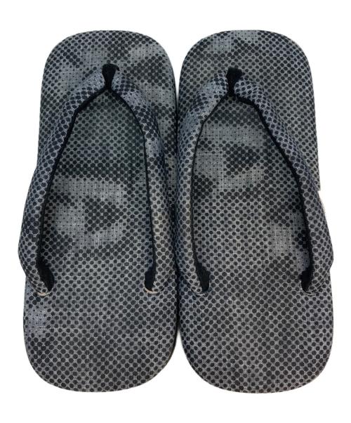 Vivienne Westwood（ヴィヴィアンウエストウッド）Vivienne Westwood (ヴィヴィアンウエストウッド) シャークソール下駄サンダル ブラック×グレー サイズ:SIZE Freeの古着・服飾アイテム