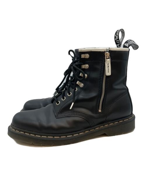 Dr.Martens（ドクターマーチン）Dr.Martens (ドクターマーチン) 1460 ZIPPED HDW 8EYE BOOT ブラック サイズ:SIZE UK9の古着・服飾アイテム
