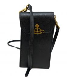Vivienne Westwood（ヴィヴィアンウエストウッド）の古着「フォンショルダーポーチ」｜ブラック