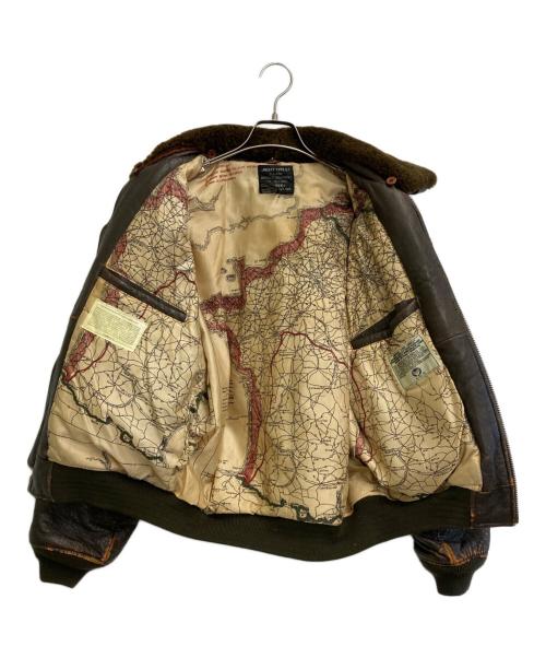 AVIREX（アヴィレックス）AVIREX (アヴィレックス) TOP GUN G-1 レザーフライトジャケット ブラウン サイズ:SIZE Sの古着・服飾アイテム