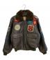 AVIREX（アヴィレックス）の古着「TOP GUN G-1 レザーフライトジャケット」｜ブラウン