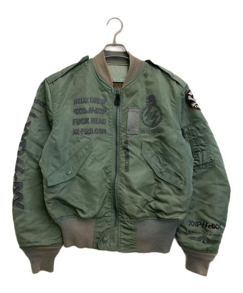 ALPHA（アルファ）ALPHA (アルファ) L-2B フライトジャケット カーキ サイズ:SIZE Mの古着・服飾アイテム