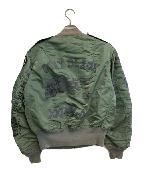ALPHA（アルファ）ALPHA (アルファ) L-2B フライトジャケット カーキ サイズ:SIZE Mの古着・服飾アイテム