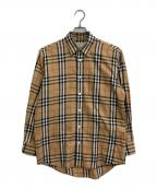 Burberry'sバーバリーズ）の古着「シャドーホースノバチェックシャツ」｜ベージュ