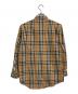 Burberry's (バーバリーズ) シャドーホースノバチェックシャツ ベージュ サイズ:SIZE M：17000円