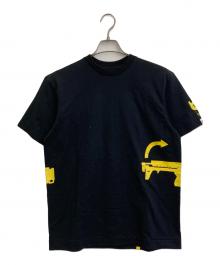 A BATHING APE（アベイシングエイプ）の古着「GALLERY × FuturaTシャツ」｜ブラック