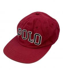 POLO SPORT（ポロスポーツ）の古着「ロゴキャップ」｜レッド