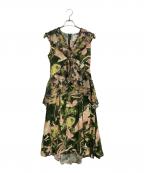 3.1 phillip limスリーワンフィリップリム）の古着「Floating Iris Ruffle Dress」｜グリーン