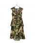 3.1 phillip lim（スリーワンフィリップリム）の古着「Floating Iris Ruffle Dress」｜グリーン