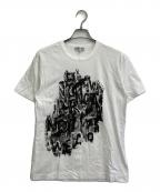 COMME des GARCONSコムデギャルソン）の古着「Adam Pendleton プリントTシャツ」｜ホワイト