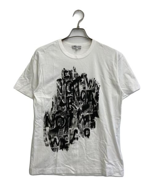 COMME des GARCONS（コムデギャルソン）COMME des GARCONS (コムデギャルソン) Adam Pendleton プリントTシャツ ホワイト サイズ:SIZE Lの古着・服飾アイテム