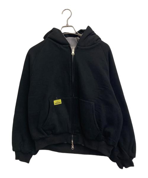 VRROCK（ブイアールロック）VRROCK (ブイアールロック) リバーシブルフーディ ブラック×グレー サイズ:SIZE Mの古着・服飾アイテム