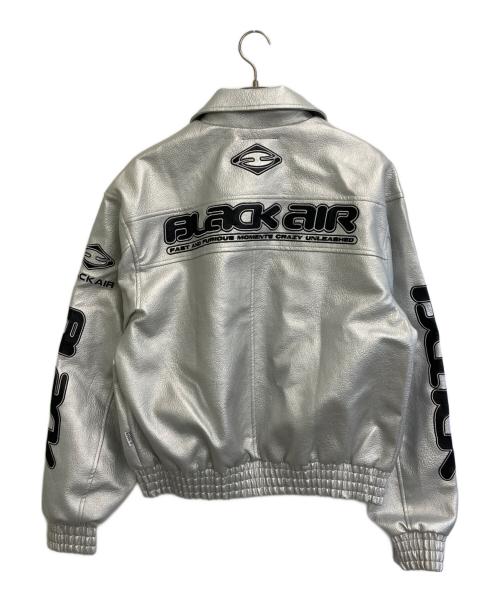 Supermade（スーパーメイド）Supermade (スーパーメイド) シングルレーシングジャケット シルバー サイズ:SIZE L 未使用品の古着・服飾アイテム