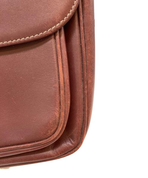 Cartier（カルティエ）Cartier (カルティエ) マストライン フラップショルダーバッグ ボルドーの古着・服飾アイテム