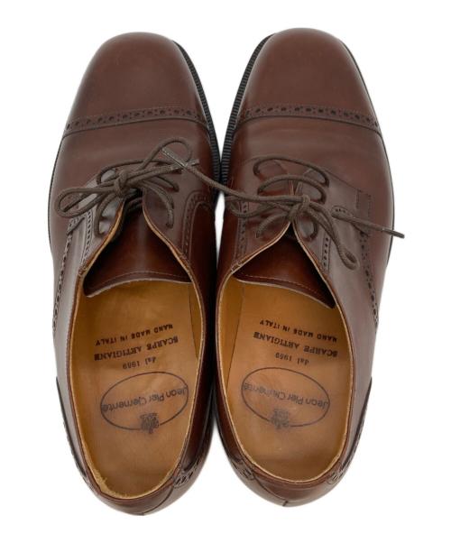 jean pier clemente（ジャンピエールクレメンテ）jean pier clemente (ジャンピエールクレメンテ) ストレートチップブローグシューズ ブラウン サイズ:SIZE 8の古着・服飾アイテム
