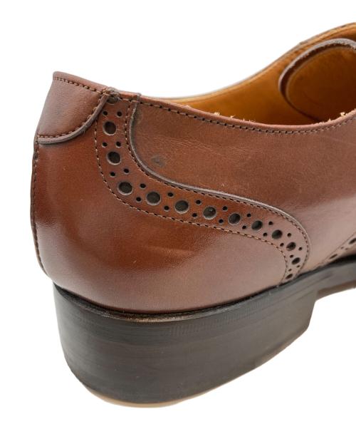 jean pier clemente（ジャンピエールクレメンテ）jean pier clemente (ジャンピエールクレメンテ) ストレートチップブローグシューズ ブラウン サイズ:SIZE 8の古着・服飾アイテム