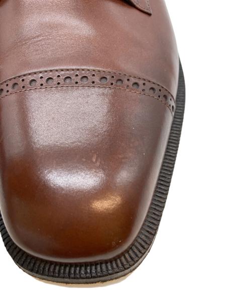 jean pier clemente（ジャンピエールクレメンテ）jean pier clemente (ジャンピエールクレメンテ) ストレートチップブローグシューズ ブラウン サイズ:SIZE 8の古着・服飾アイテム