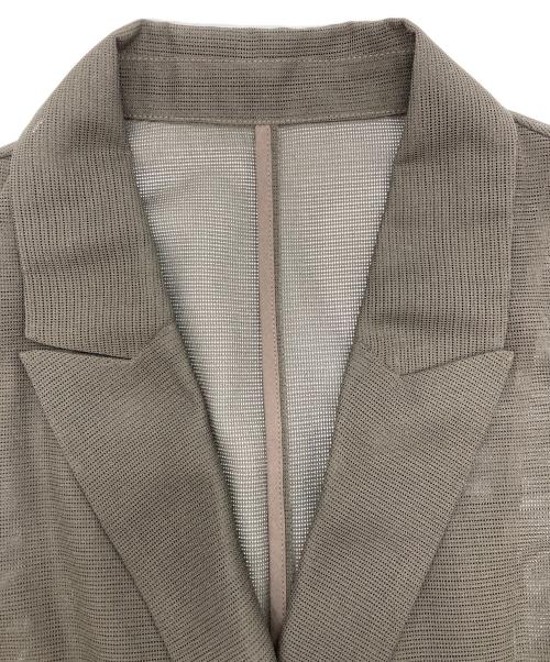 LAGUNA MOON（ラグナムーン）LAGUNA MOON (ラグナムーン) 26SS メッシュダブルテーラードジャケット ブラウン サイズ:Freeの古着・服飾アイテム
