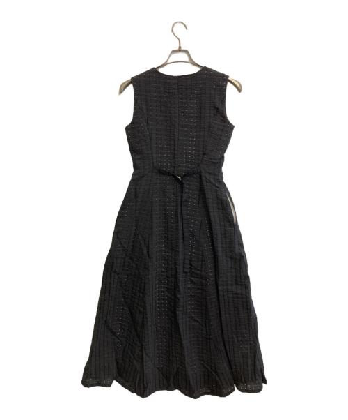 LAGUNA MOON（ラグナムーン）LAGUNA MOON (ラグナムーン) 26SS フロントZIPミックスカラーワンピース ブラック サイズ:Sの古着・服飾アイテム