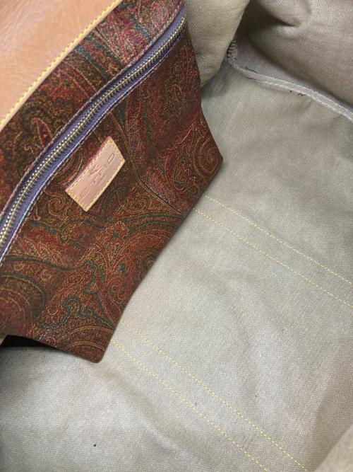 ETRO（エトロ）ETRO (エトロ) ボストンバッグ ブラウンの古着・服飾アイテム