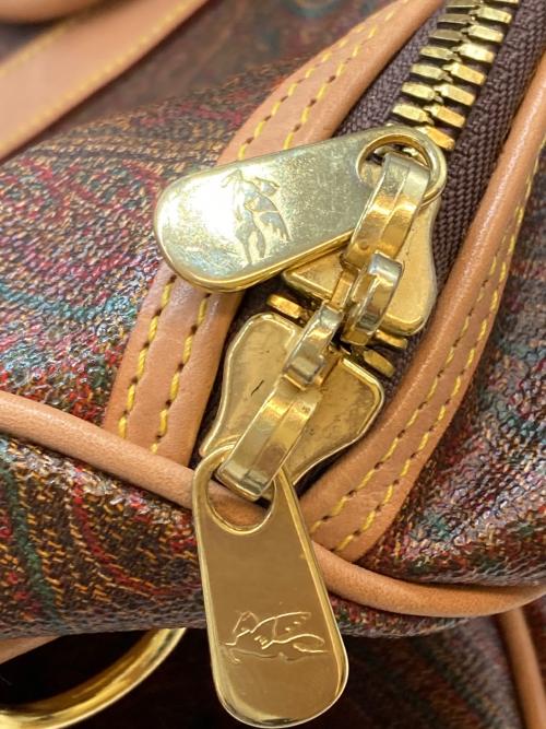 ETRO（エトロ）ETRO (エトロ) ボストンバッグ ブラウンの古着・服飾アイテム
