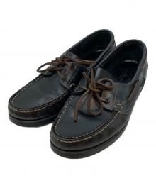 PARABOOT（パラブーツ）の古着「BARTH デッキシューズ」｜ブラック系