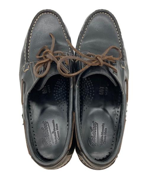 PARABOOT（パラブーツ）PARABOOT (パラブーツ) BARTH デッキシューズ ブラック系 サイズ:不明の古着・服飾アイテム