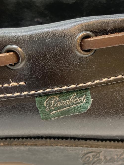 PARABOOT（パラブーツ）PARABOOT (パラブーツ) BARTH デッキシューズ ブラック系 サイズ:不明の古着・服飾アイテム