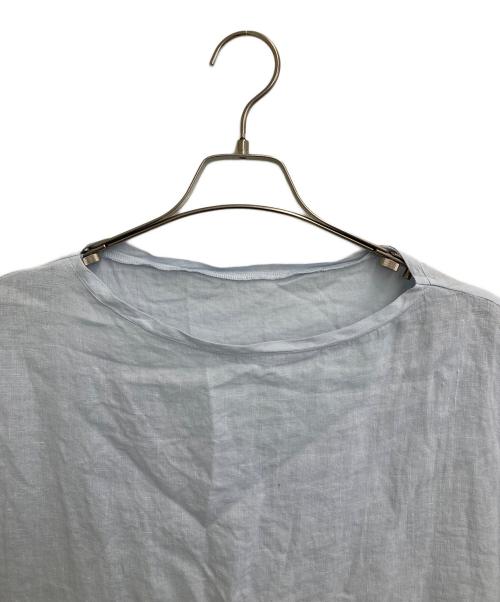 journal standard luxe（ジャーナルスタンダード ラックス）journal standard luxe (ジャーナルスタンダード ラックス) エアリネン Plain-DRESS スカイブルー サイズ:Fの古着・服飾アイテム