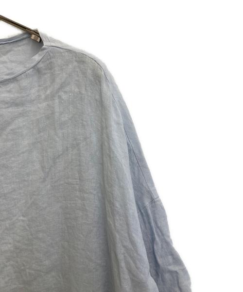 journal standard luxe（ジャーナルスタンダード ラックス）journal standard luxe (ジャーナルスタンダード ラックス) エアリネン Plain-DRESS スカイブルー サイズ:Fの古着・服飾アイテム